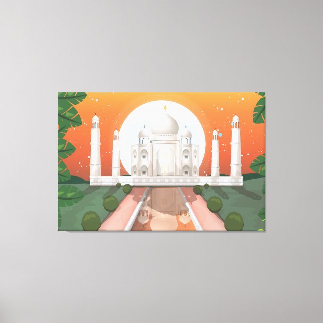 Toile Taj Mahal (Recto)