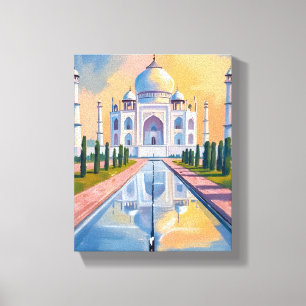 Toile Taj Mahal Inde Voyage Peinture