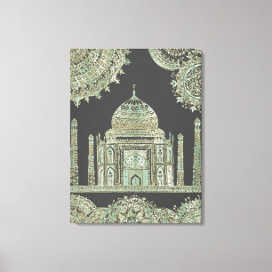 Toile Taj Mahal - Style bohémien oriental
