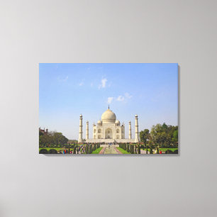Toile Taj Mahal, un mausolée situé à Agra, en Inde,