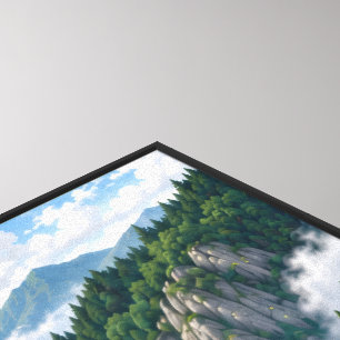 Toile Takeda Shingen Deep Green 24x32 encadré 1,25 po
