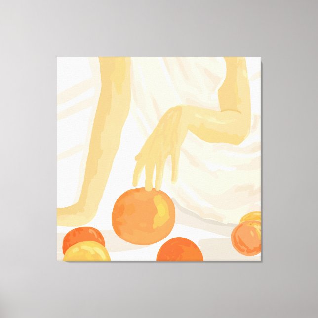 Toile Tangerine Grace (Recto)