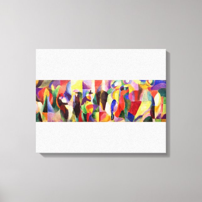 Toile Tango Bal Bullier - Art Abstrait de Sonia Delaunay (Recto)
