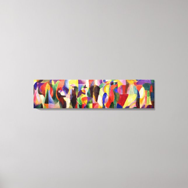 Toile Tango Bal Bullier - Art Abstrait de Sonia Delaunay (Recto)