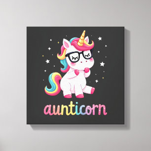 Toile Tante Licorne Tante Dabant Licorne Tatie Tante Noë