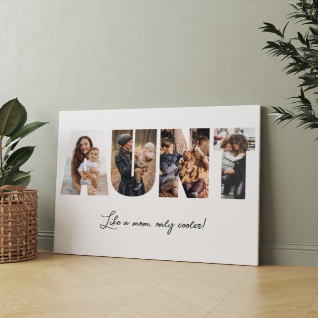 Toile Tante Photo Collage Canvas Imprimer (Créateur téléchargé)