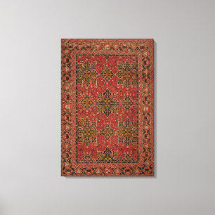 Toile Tapis anatolien d'Ushak d'étoile, 1585