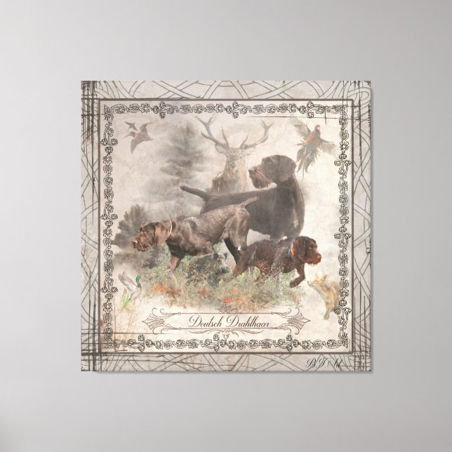 Toile Tapisserie À poils durs allemande Faux Canvas Pr (Recto)