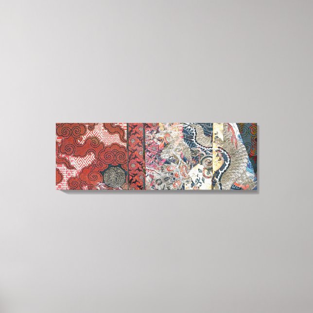 Toile Tapisserie Dragon de Soie (Recto)