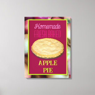 Toile Tarte à la pomme fraîche maison