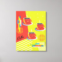 Tasse à café abstraite Art contemporain tendance