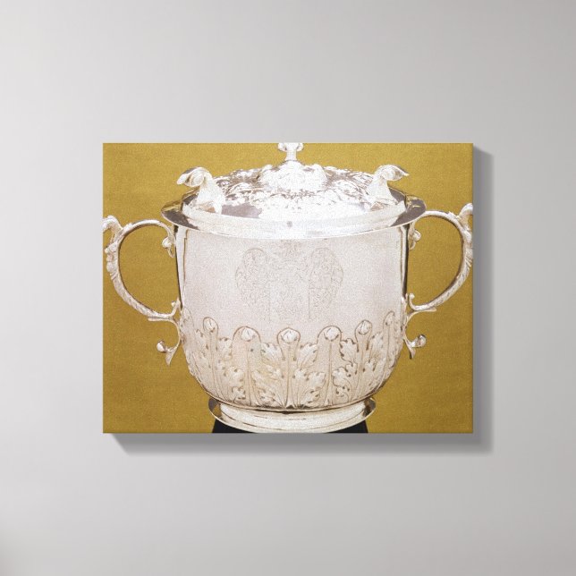 Toile Tasse et couvercle à deux mains, c.1695 (Recto)