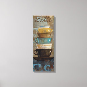Toile Tasses de café empilées
