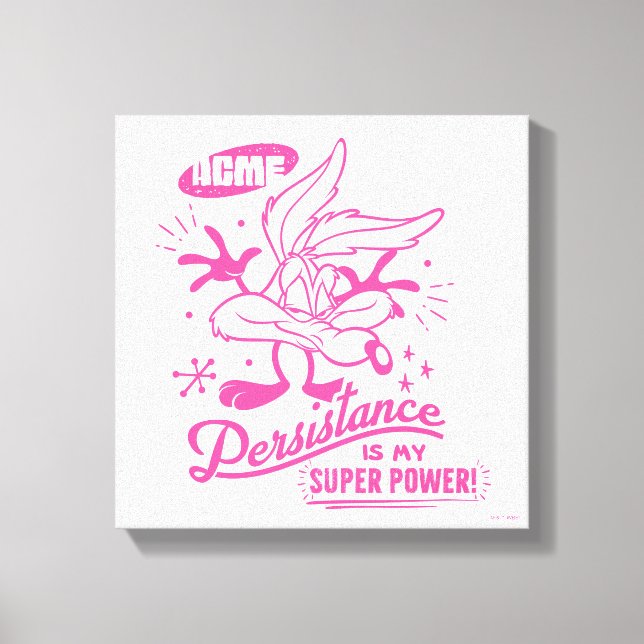 Toile Tasty Retro WILE E. COYOTE™ (Recto)