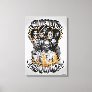 Toile Tatouage tribal du groupe de travail X du peloton