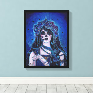Toile Tattered Dreams Day of the dead par Renee