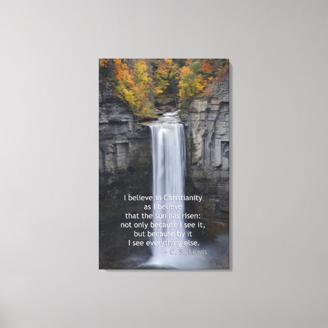 Toile Taughannock Falls, Ulysses, NY (Recto)