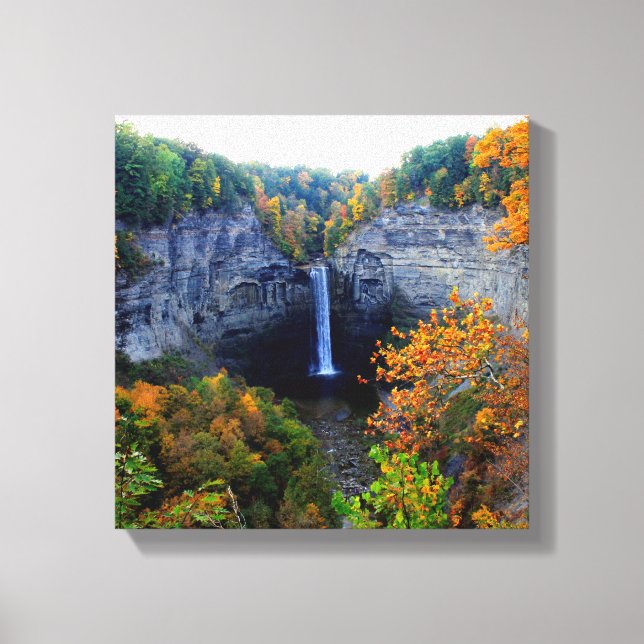 Toile Taughannock Falls Ulysses, NY (Recto)