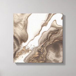 Toile Taupe marble and gold abstract