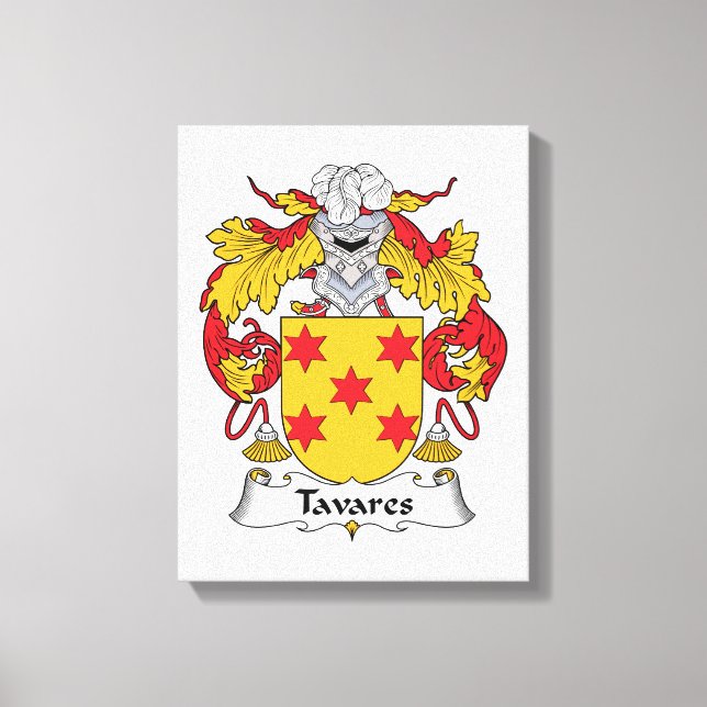 Toile Tavares Family Crest (Recto)