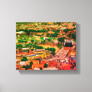 Toile Tbilissi Georgia Cityscape Architecture Vue de la