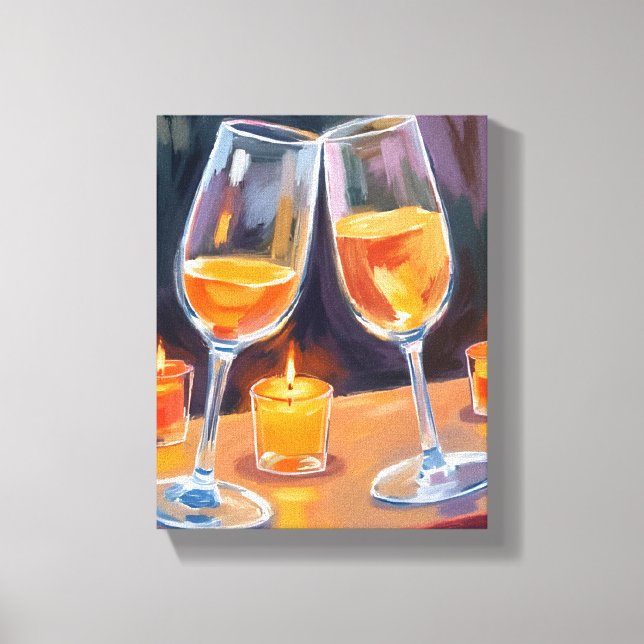 Toile Tchin Champagne | Félicitations Célébration (Recto)