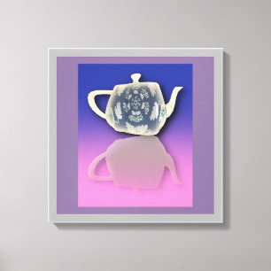 Toile Teapot reflété