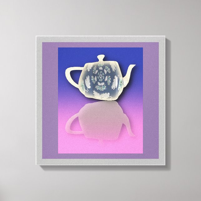 Toile Teapot reflété (Recto)