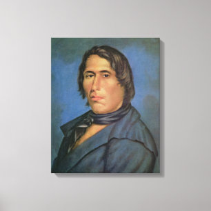 Toile Tecumseh (1768-1813) (huile sur la toile)