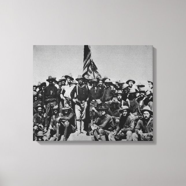 Toile Teddy's Colts Teddy Roosevelt Rough Riders 1898 (Recto)