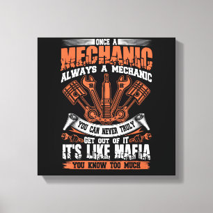 Toile Tee Craftsman Drôle Une Fois Un Mécanicien Toujour