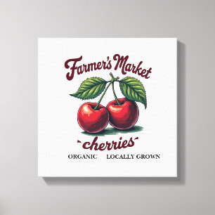 Toile Tee de cerises bio - Cultivé et sucré localement