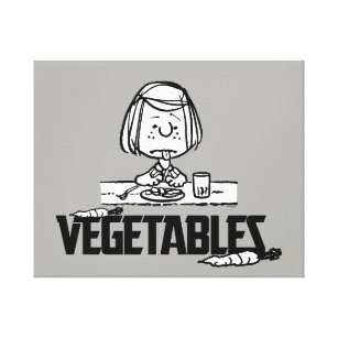 Toile Tee - shirt   Peppermenthe Patty Hates Légumes