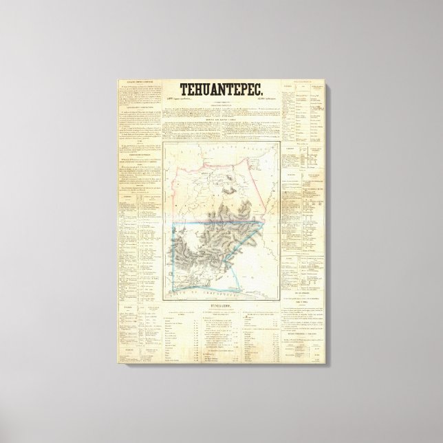 Toile Tehuantepec, Mexique (Recto)