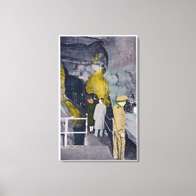 Toile Téléphonie à Head of Underground Lake (Recto)