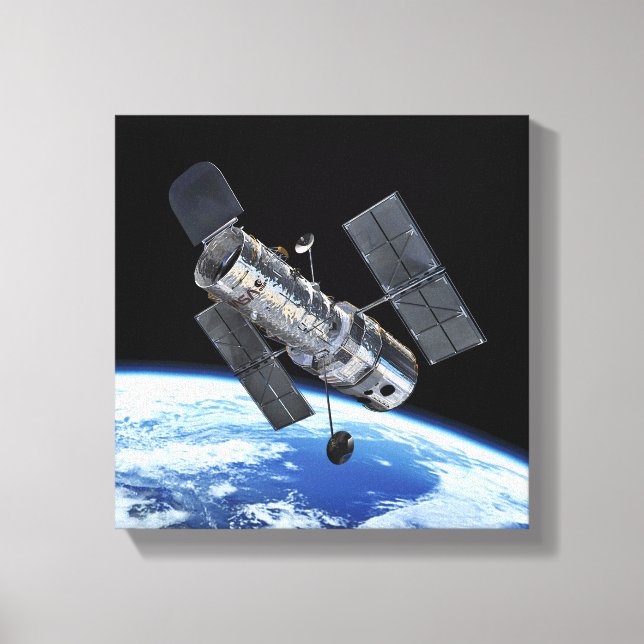 Toile Télescope spatial Hubble en orbite terrestre Photo (Recto)