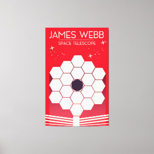 Toile télescope spatial james webb,