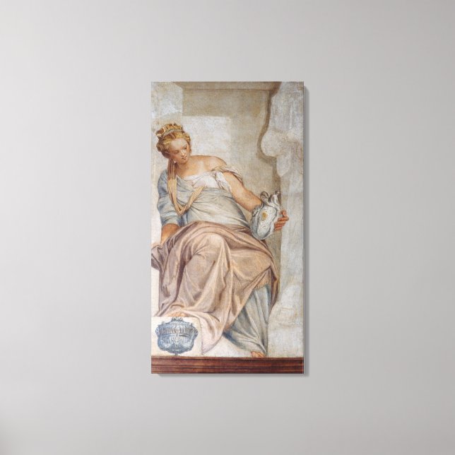 Toile Temperance, from the wall of the sacristy (fresco) (Recto)