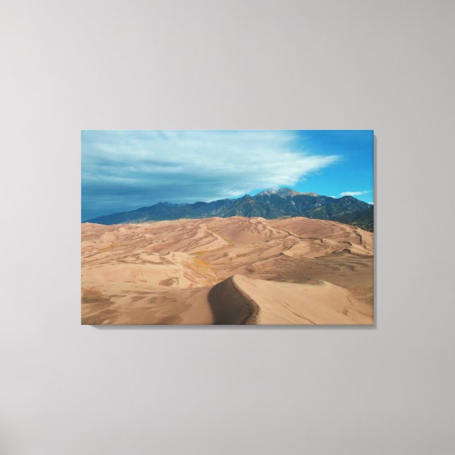 Toile Tempête dans les dunes (Recto)