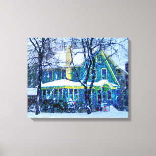 Toile Tempête de neige
