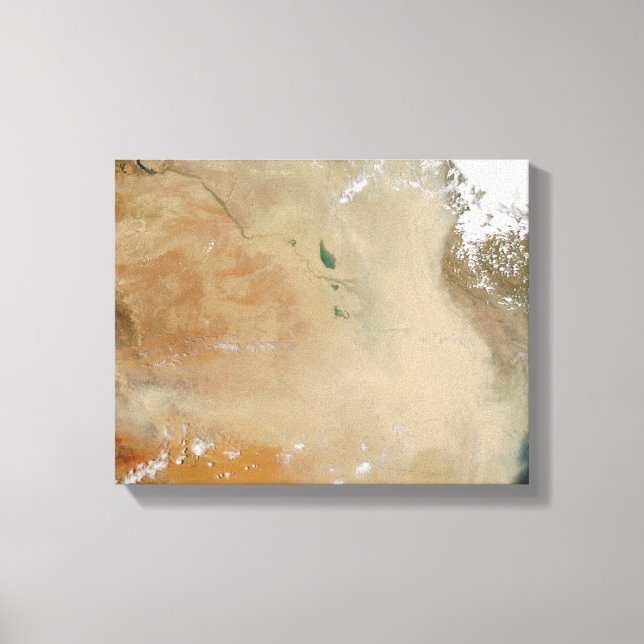 Toile Tempête de poussière au Moyen-Orient (Recto)