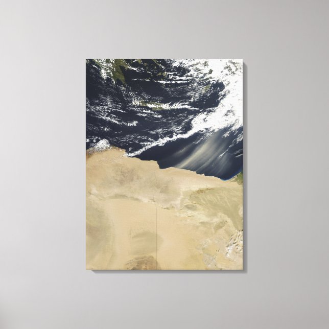 Toile Tempête de poussière en Egypte (Recto)