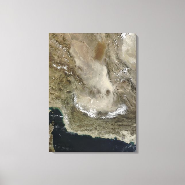 Toile Tempête de poussière en Iran (Recto)