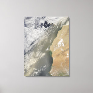 Toile Tempête de poussière outre de l'Afrique de l'oue