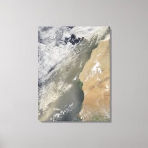 Toile Tempête de poussière outre de l'Afrique de l'oue