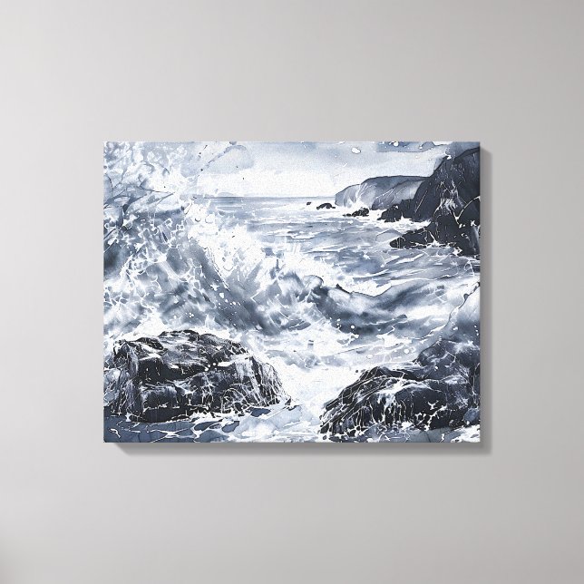 Toile Tempête sur la côte galloise (Recto)