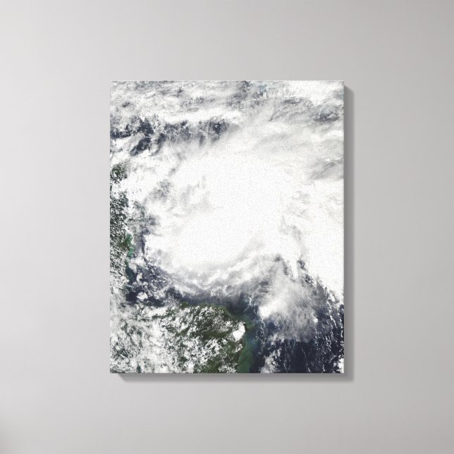 Toile Tempête tropicale Ida dans la mer des Caraïbes (Recto)