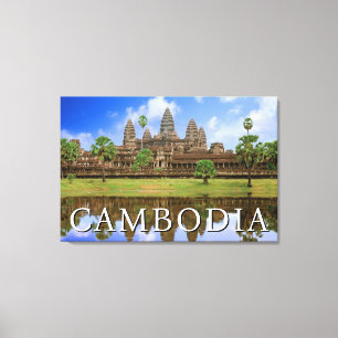 Toile Temple d'Angkor Wat Kampuchea, Cambodge