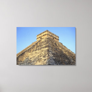 Toile Temple de Kukulcan ou château de Castillo) à