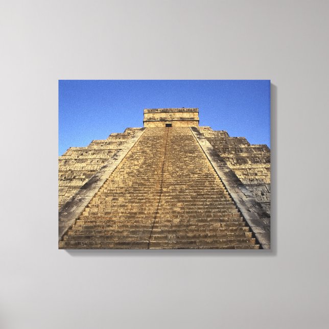 Toile Temple de Kukulcan ou château de Castillo) en 2 (Recto)